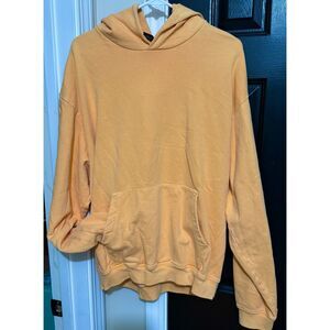 Harry Styles Pleasing Sunset Hoodie - Peach / Washed Orange